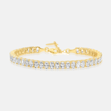 Oval Prong-Set Tennis Bracelet