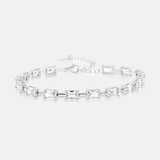 Emerald Shape Bar Tennis Bracelet