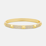 Pave Studded 5 Row Bangle