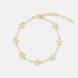 Pave Star Tennis Bracelet