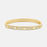 Baguette and Pave Bangle