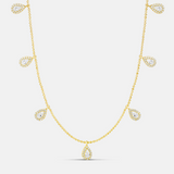 Multi Pear Drop Necklace