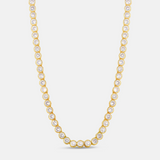 5mm Bezel-Set Classic Round Tennis Necklace