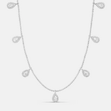 Multi Pear Drop Necklace