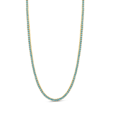 Classic Turquoise 2mm Tennis Necklace