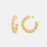 Twist Hoop Earrings