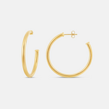 Thin Tube Hoop Earrings