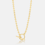 Ball Chain Toggle Necklace