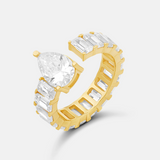 Statement Pear & Emerald Shaped Band