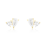 Mini Two Stone Studs