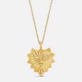 Personalized Fluted Multi Initial Heart Charm Necklace