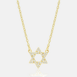 Pave Star of David Necklace
