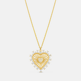 Heart Medallion Necklace