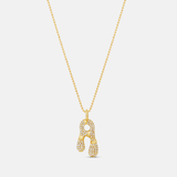 Initial Retro Necklace