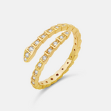 Thin Pave Snake Ring
