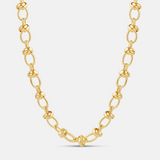 Oval Link Knotted Chain Necklace