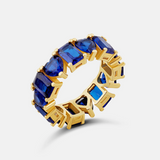 Heart and Emerald Eternity Band
