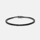Men's Black Rhodium Tennis Bracelet