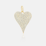 Pave Heart Charm
