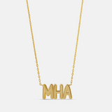 Personalized Helium Name Necklace