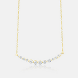 Graduated Floating Stone Necklace