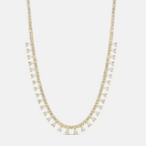3mm Drop Tennis Necklace