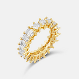 Half and Half Eternity Band