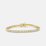 Large Square Tennis Bracelet