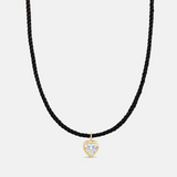 Cord Necklace with Fancy Shape