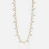 Cluster Tennis Necklace