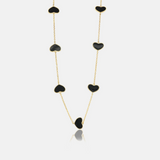 Multi Heart Enamel Necklace