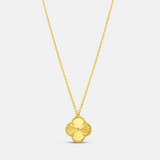 Small Fluted Flower Necklace