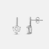 Round Shape Bar Drop Earrings