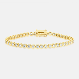 2mm Classic Bezel Set Tennis Bracelet