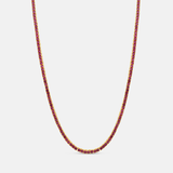 Classic Ruby 2mm Tennis Necklace