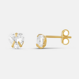 Heart Prong-Set Mini Studs