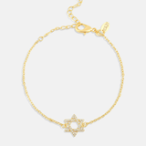 Pave Star of David Bracelet