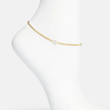 Curb Chain with Stone