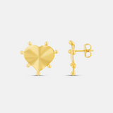 Sunburst Heart Earrings