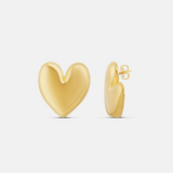 Oversized Puffy Heart Earrings