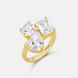 Three Stone Cocktail Ring