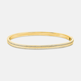 Thin Pave Outline Bangle