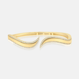 Pave Outline Curl Cuff