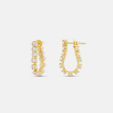 Marquis Shape Drop Earrings