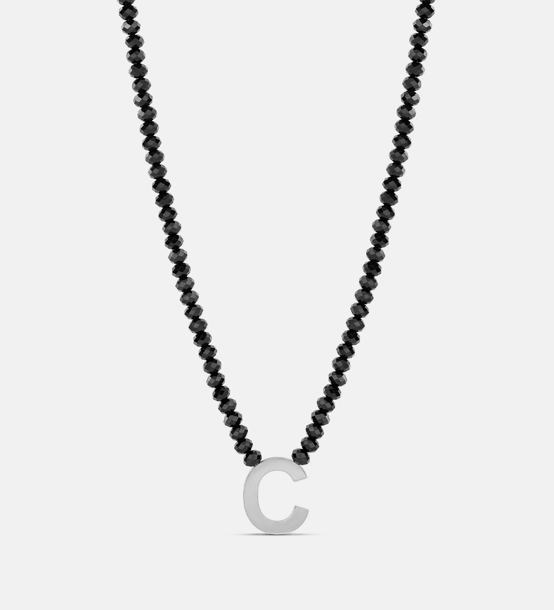 Beaded Initial Necklace
