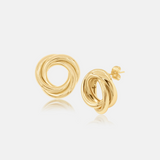 Round Twist Hoop Earrings