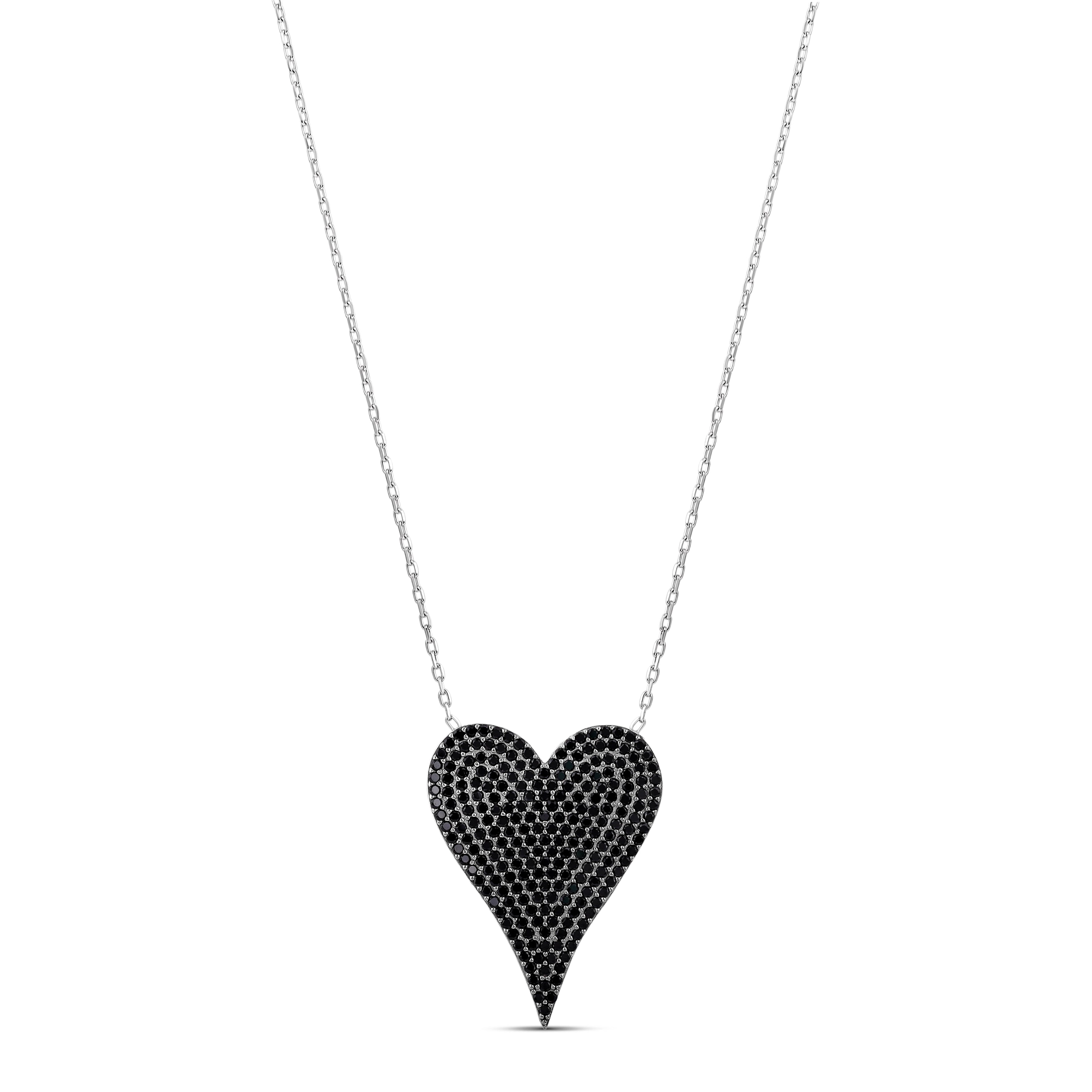 Large Pave Heart