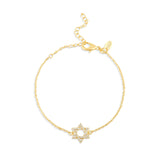 Pave Star of David Bracelet