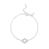 Pave Star of David Bracelet