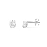 Heart Prong-Set Mini Studs